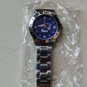 New England Patriots Stainless Steel Watch